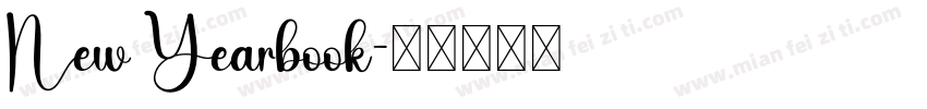 New Yearbook字体转换